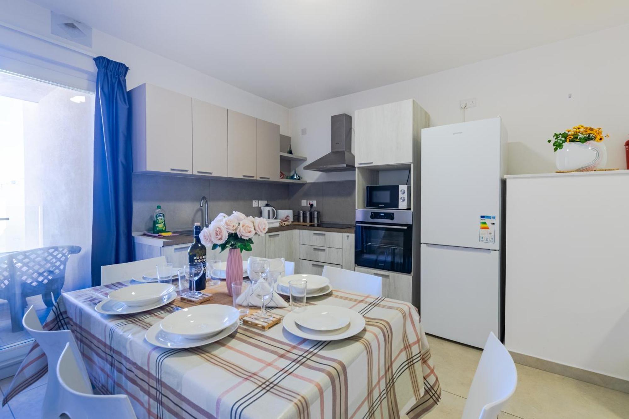 Spacious Brand New Apartment Hc Balcony 3 Bdr 2 Bth Bugibba St. Paul's Bay Esterno foto