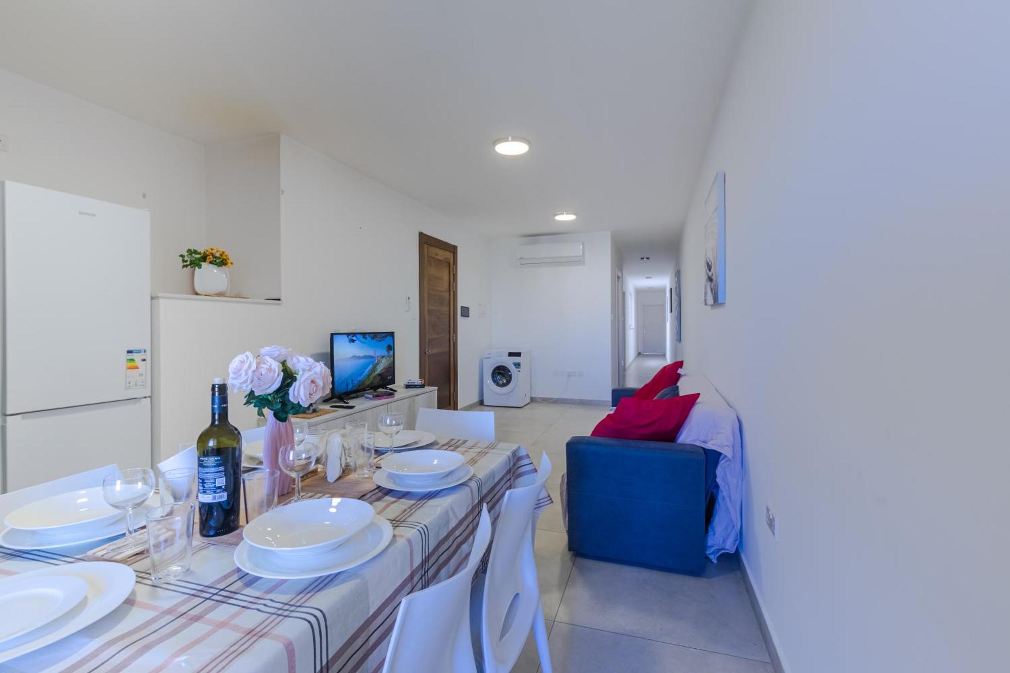 Spacious Brand New Apartment Hc Balcony 3 Bdr 2 Bth Bugibba St. Paul's Bay Esterno foto