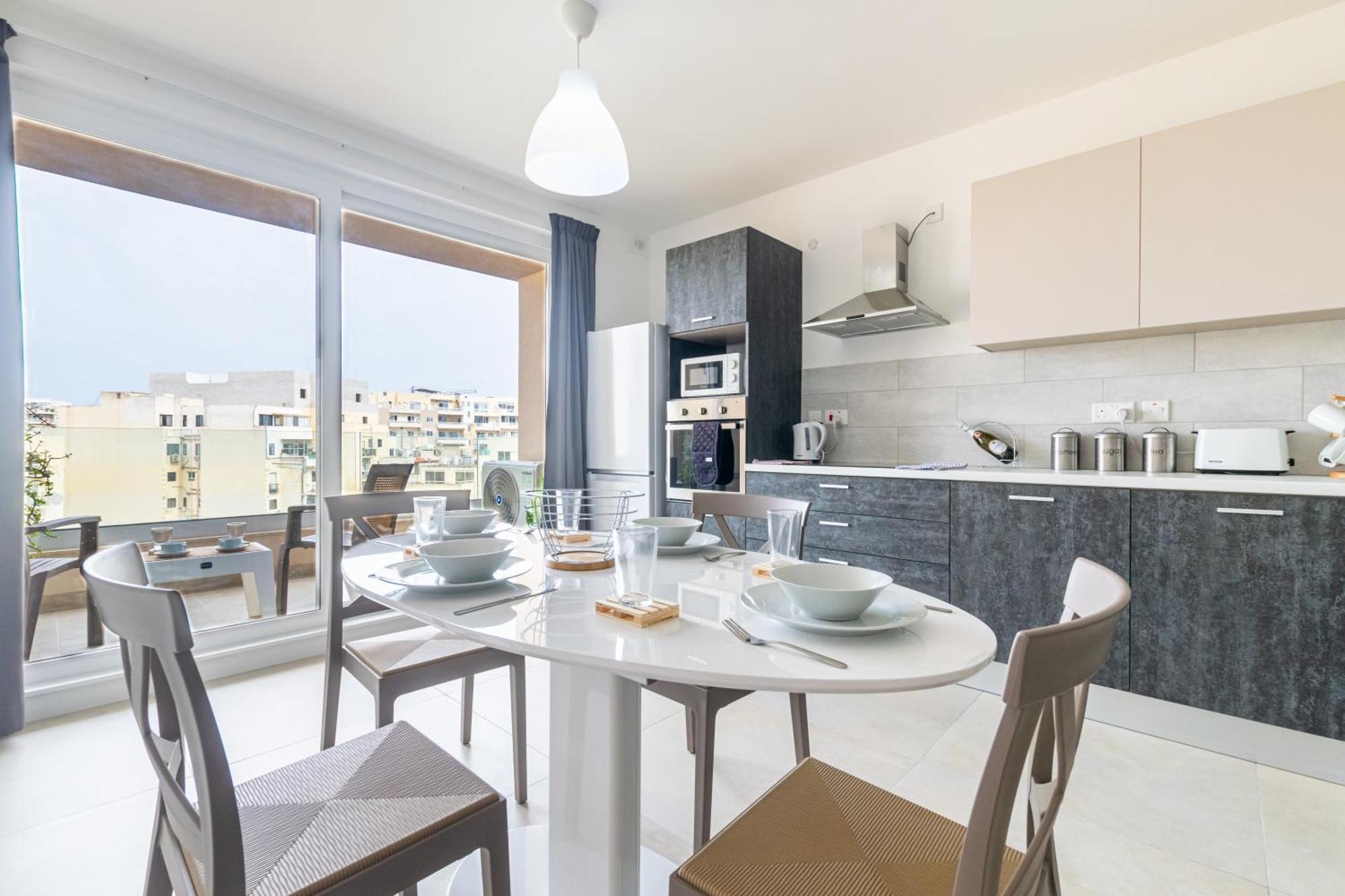Spacious Brand New Apartment Hc Balcony 3 Bdr 2 Bth Bugibba St. Paul's Bay Esterno foto