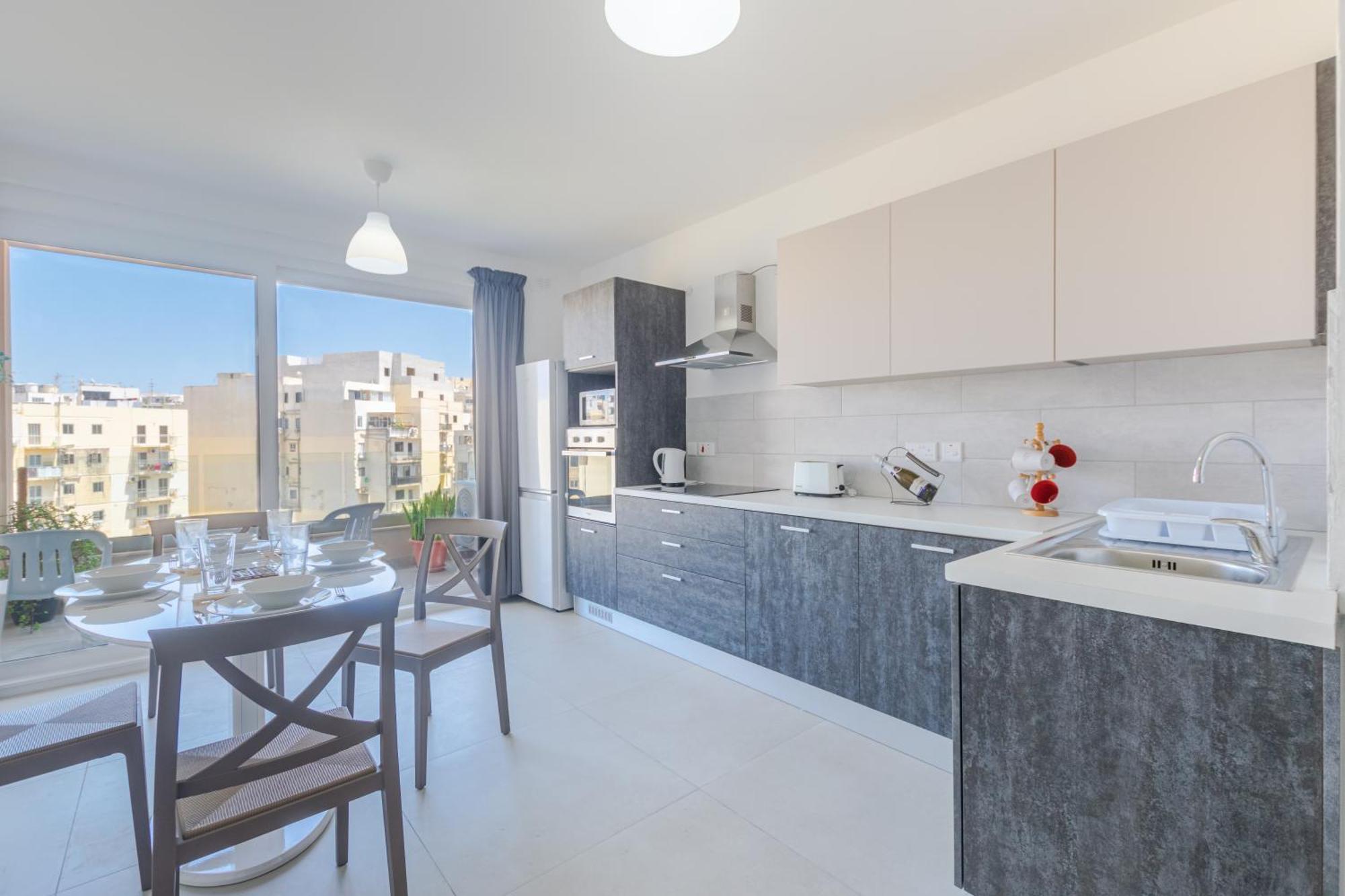 Spacious Brand New Apartment Hc Balcony 3 Bdr 2 Bth Bugibba St. Paul's Bay Esterno foto