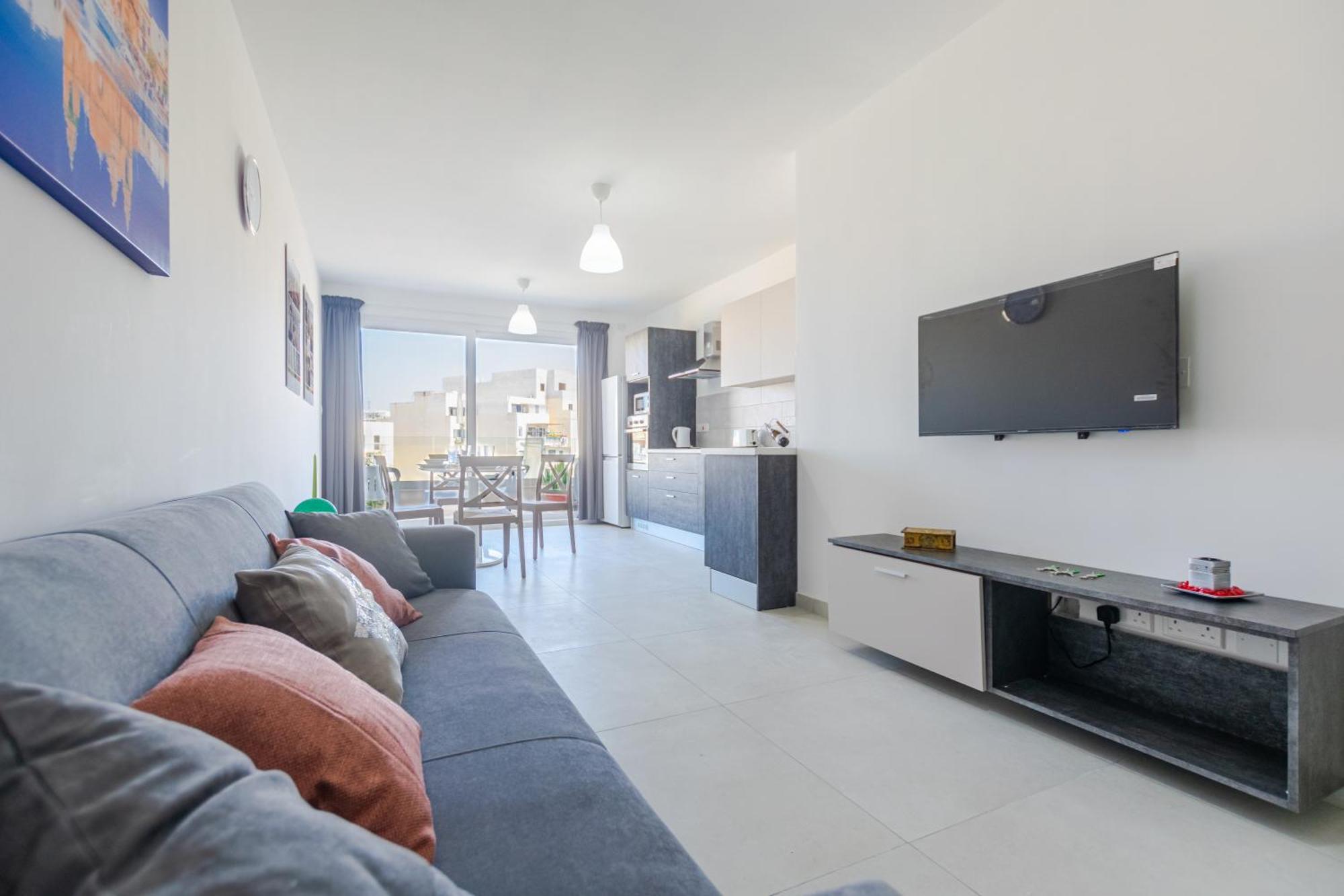Spacious Brand New Apartment Hc Balcony 3 Bdr 2 Bth Bugibba St. Paul's Bay Esterno foto